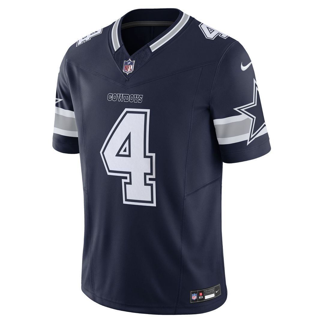 Dallas Cowboys Dak Prescott Nike Navy Vapor F.U.S.E. Limited Jersey - product image 2