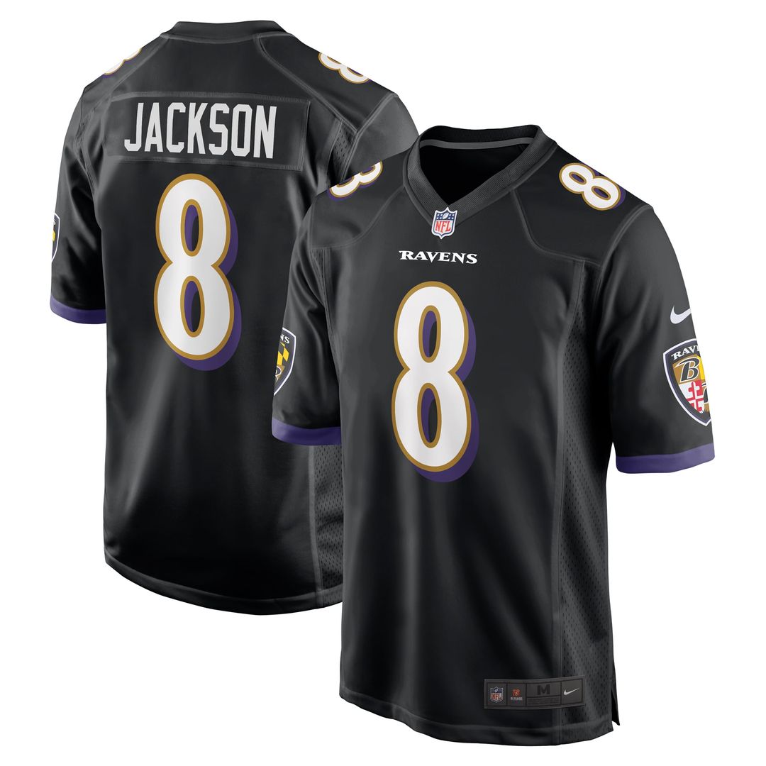 Baltimore Ravens Lamar Jackson Nike White Game Jersey - product image 13