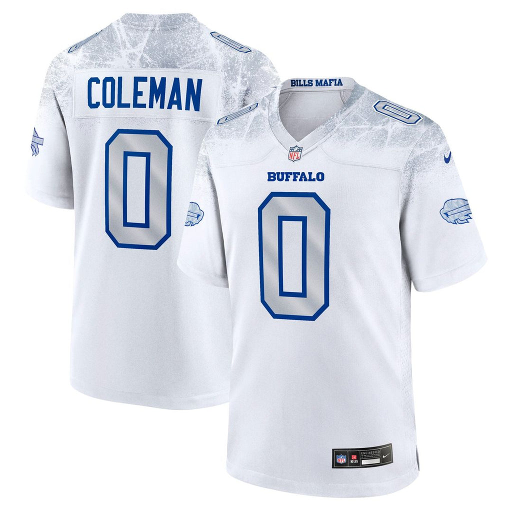 Buffalo Bills Keon Coleman Nike White Rivalries Collection Game Jersey - product image 1