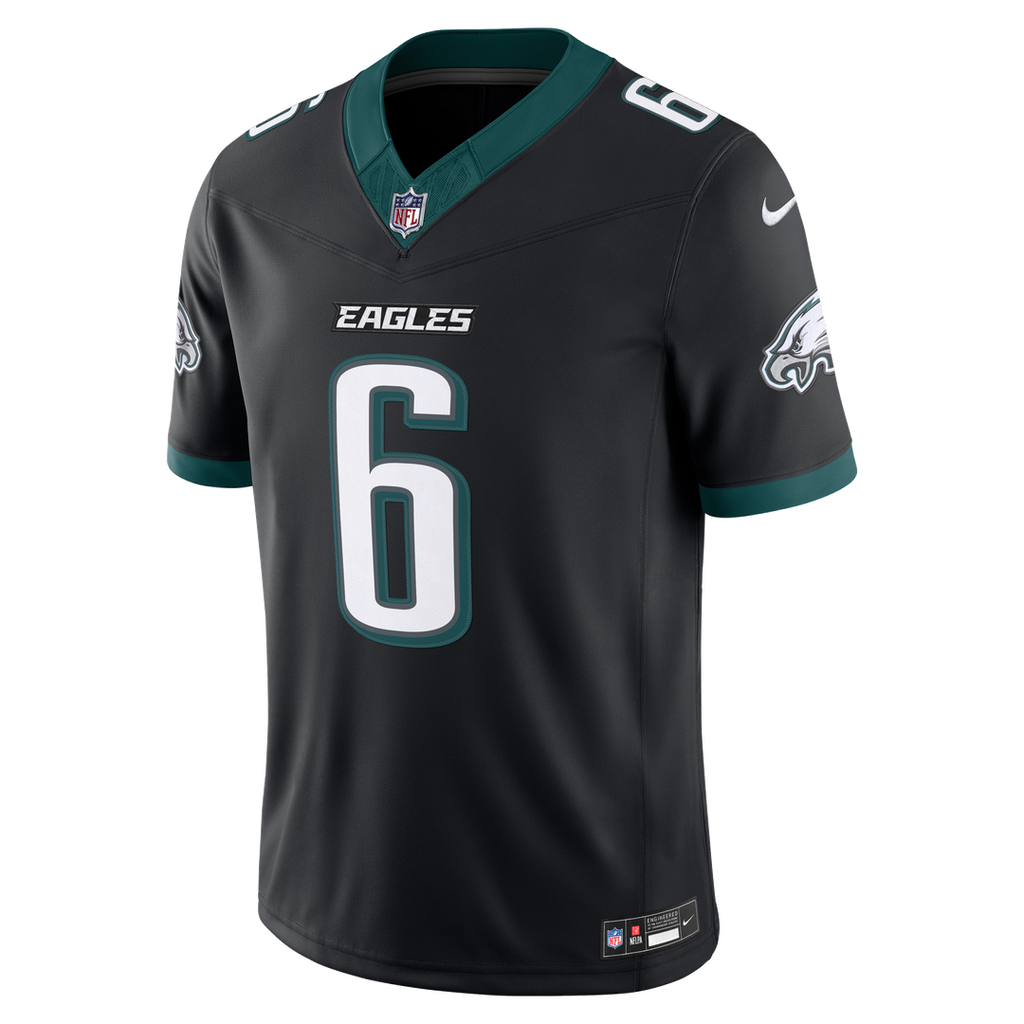 Philadelphia Eagles DeVonta Smith Nike Black Alternate Vapor F.U.S.E. Stitched Limited Jersey - product image 2
