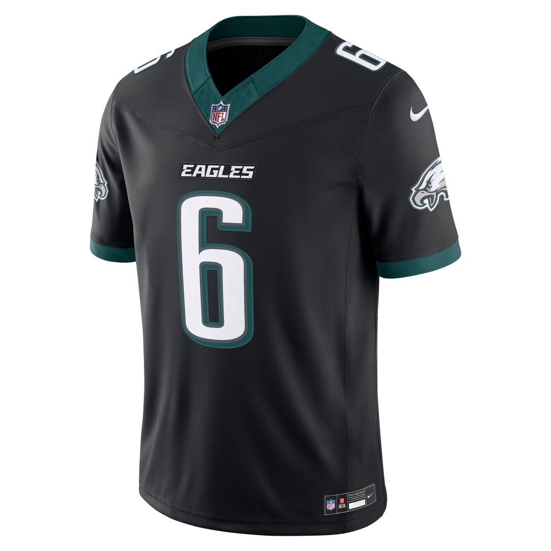 Philadelphia Eagles DeVonta Smith Nike Black Alternate Vapor F.U.S.E. Stitched Limited Jersey - product image 2