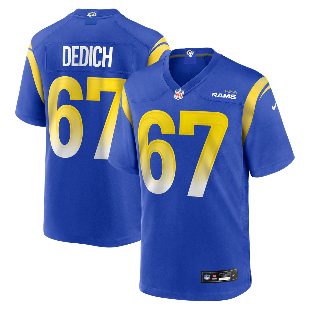 Los Angeles Rams Justin Dedich Nike Royal Game Jersey - product image 1