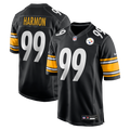Pittsburgh Steelers Derrick Harmon Nike Black Game Player Jersey - product image 1
