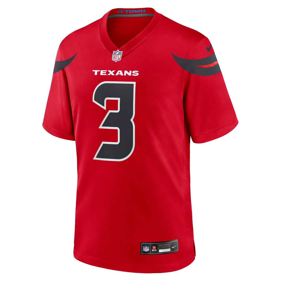Houston Texans Tank Dell Nike Red Alternate Game Jersey - product image 8