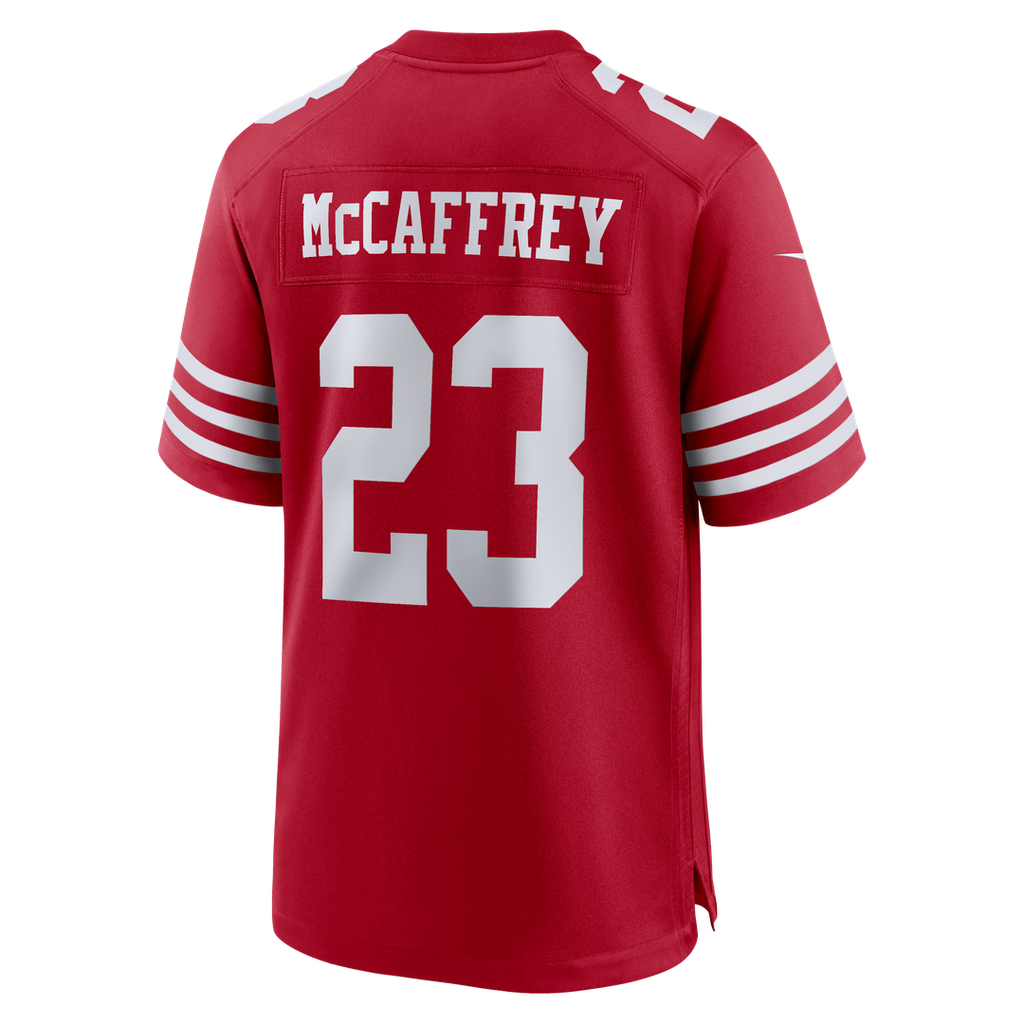 San Francisco 49ers Christian McCaffrey Nike White 80th Anniversary Game Jersey - product image 9