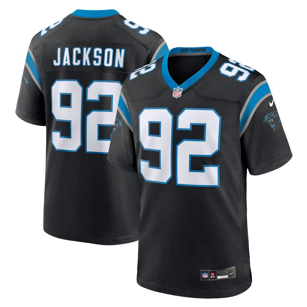 Carolina Panthers Cam Jackson Nike Black Team Game Jersey - product image 1