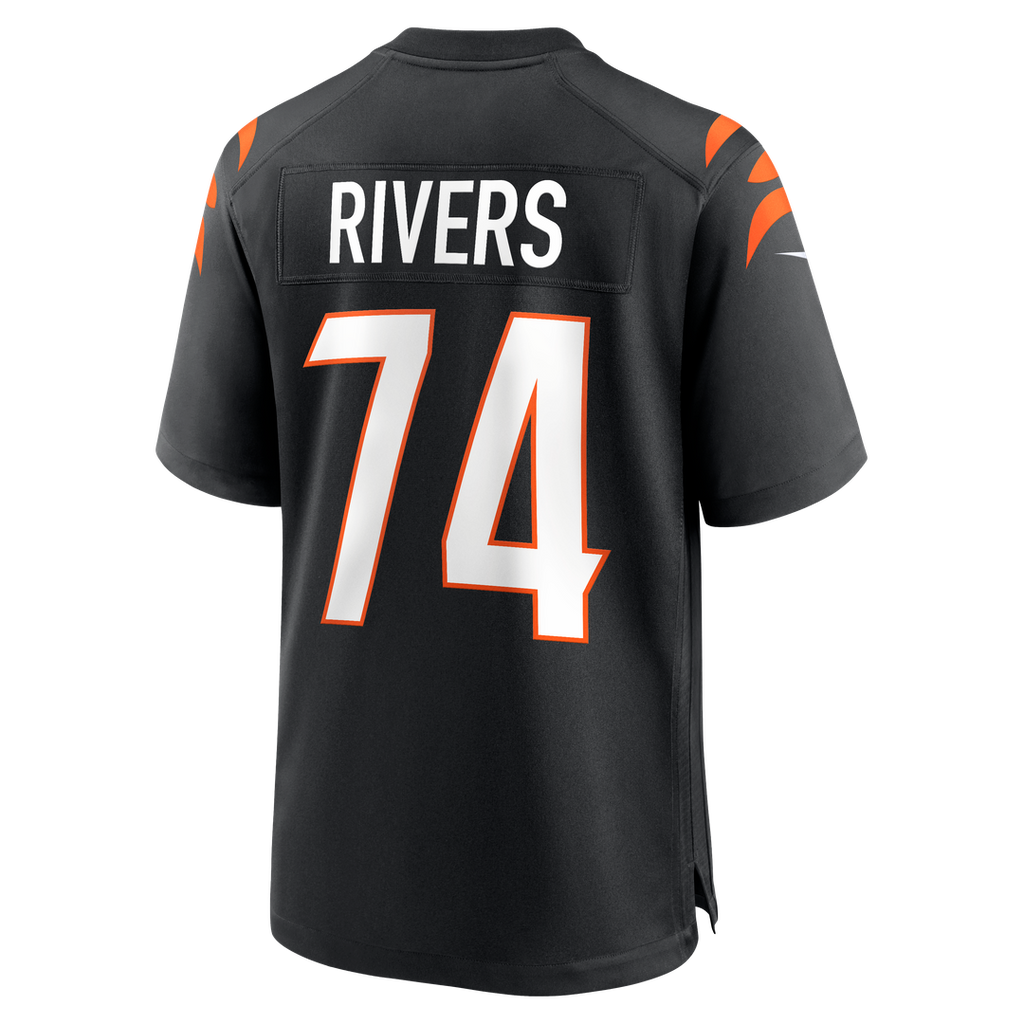 Cincinnati Bengals Jalen Rivers Nike Black Team Game Jersey - product image 3