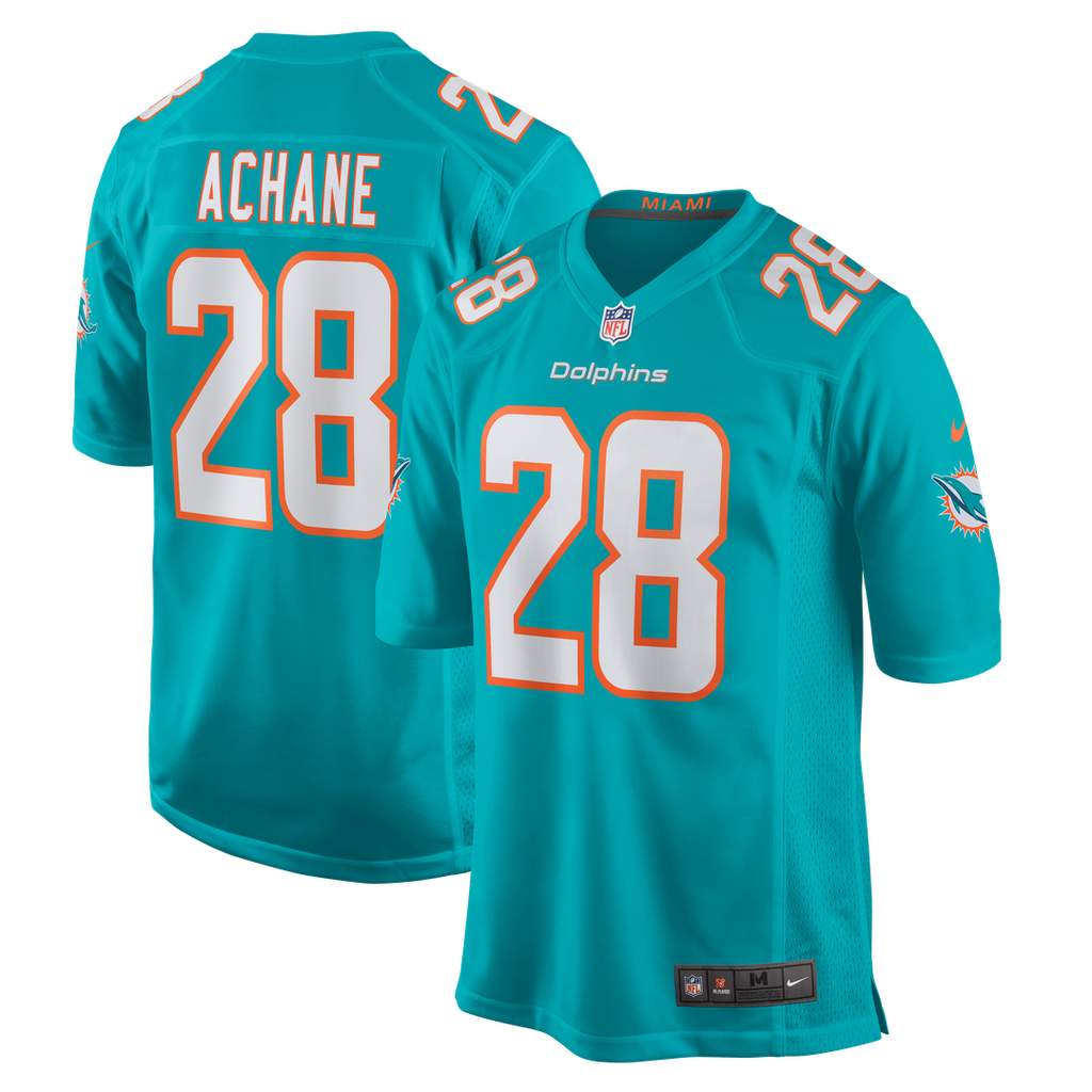 Miami Dolphins De’Von Achane Nike Aqua Player Game Jersey - product image 1