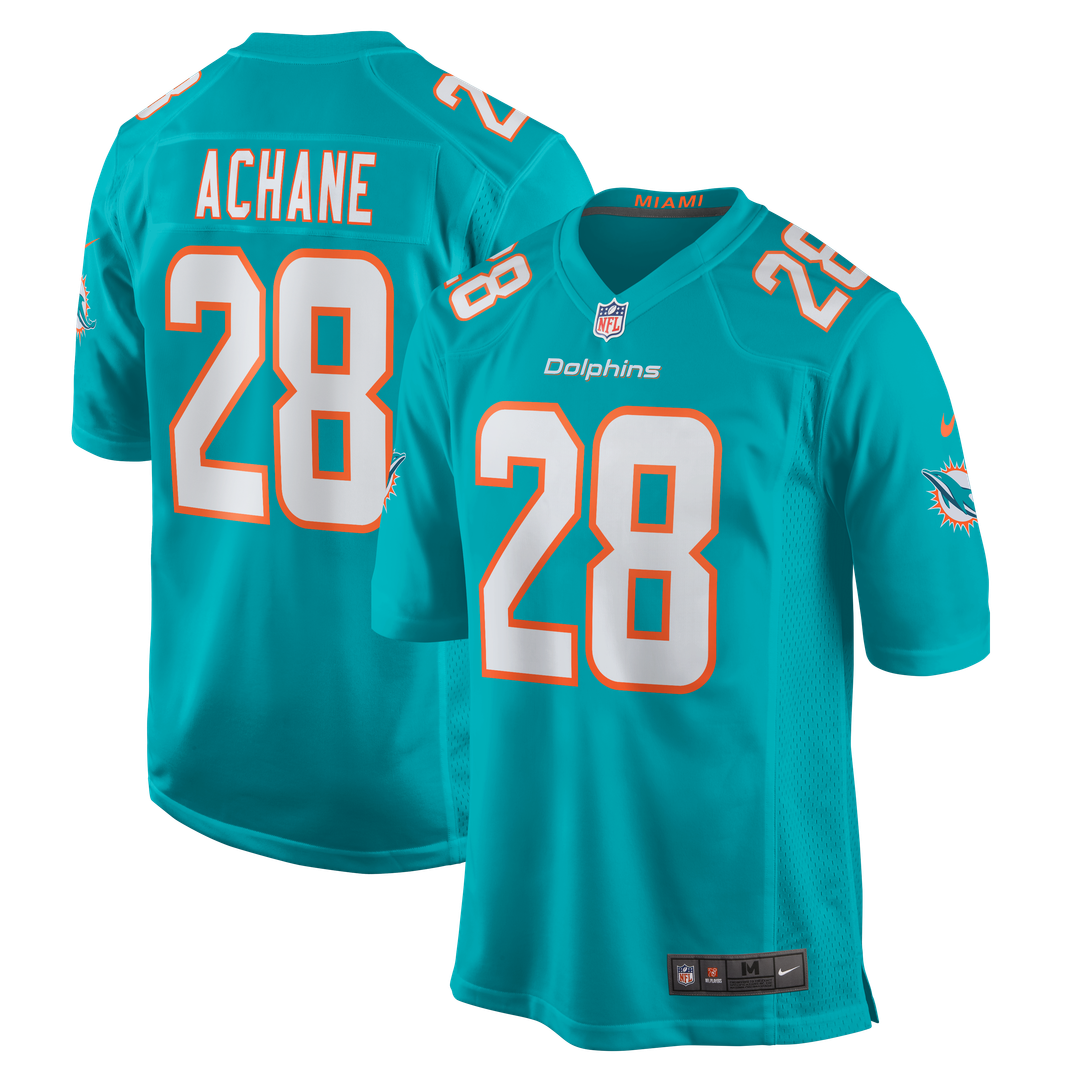Miami Dolphins De’Von Achane Nike Aqua Player Game Jersey - product image 1