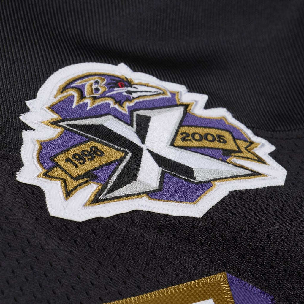 Baltimore Ravens Deion Sanders Mitchell & Ness Black 2005 Authentic Throwback Jersey - product image 4