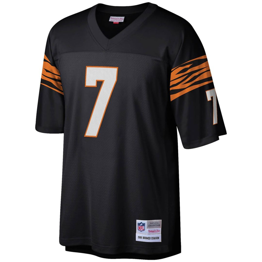 Cincinnati Bengals Boomer Esiason Mitchell & Ness Black Legacy Replica Jersey - product image 2