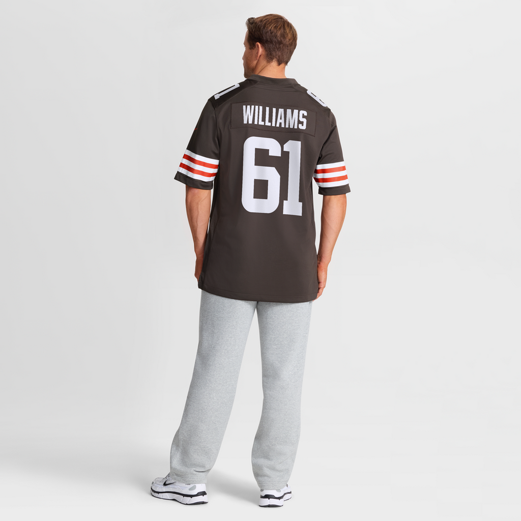 Cleveland Browns Chris Williams Nike Brown Team Game Jersey - product image 3