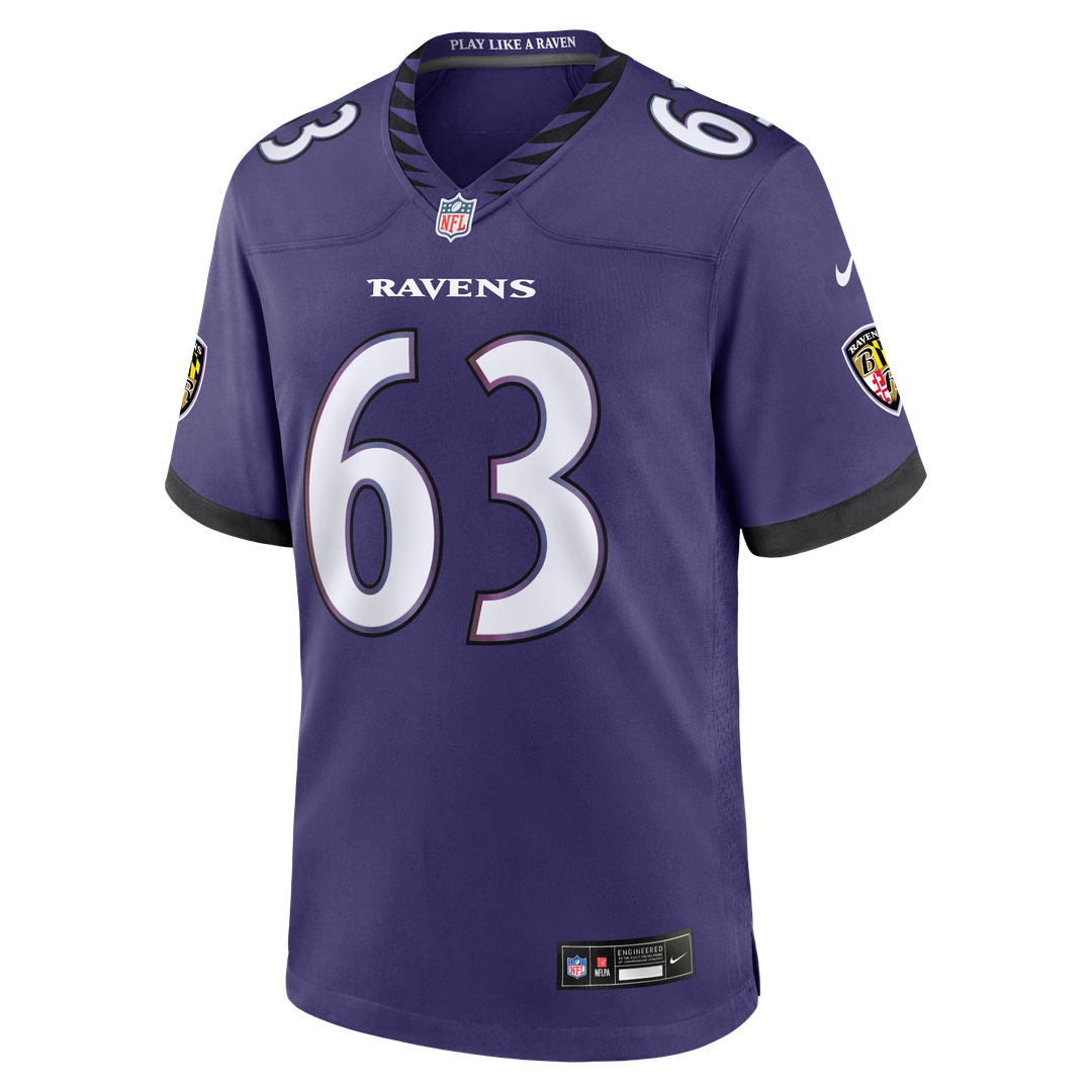 Baltimore Ravens Danny Pinter Nike Purple Team Game Jersey - product image 2