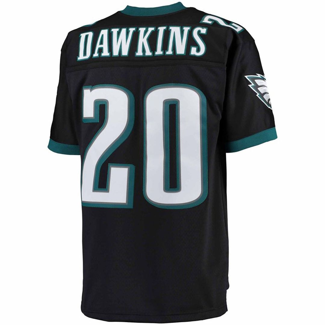 Philadelphia Eagles Brian Dawkins Mitchell & Ness Black Big & Tall 2004 Retired Player Replica Jersey - product image 3