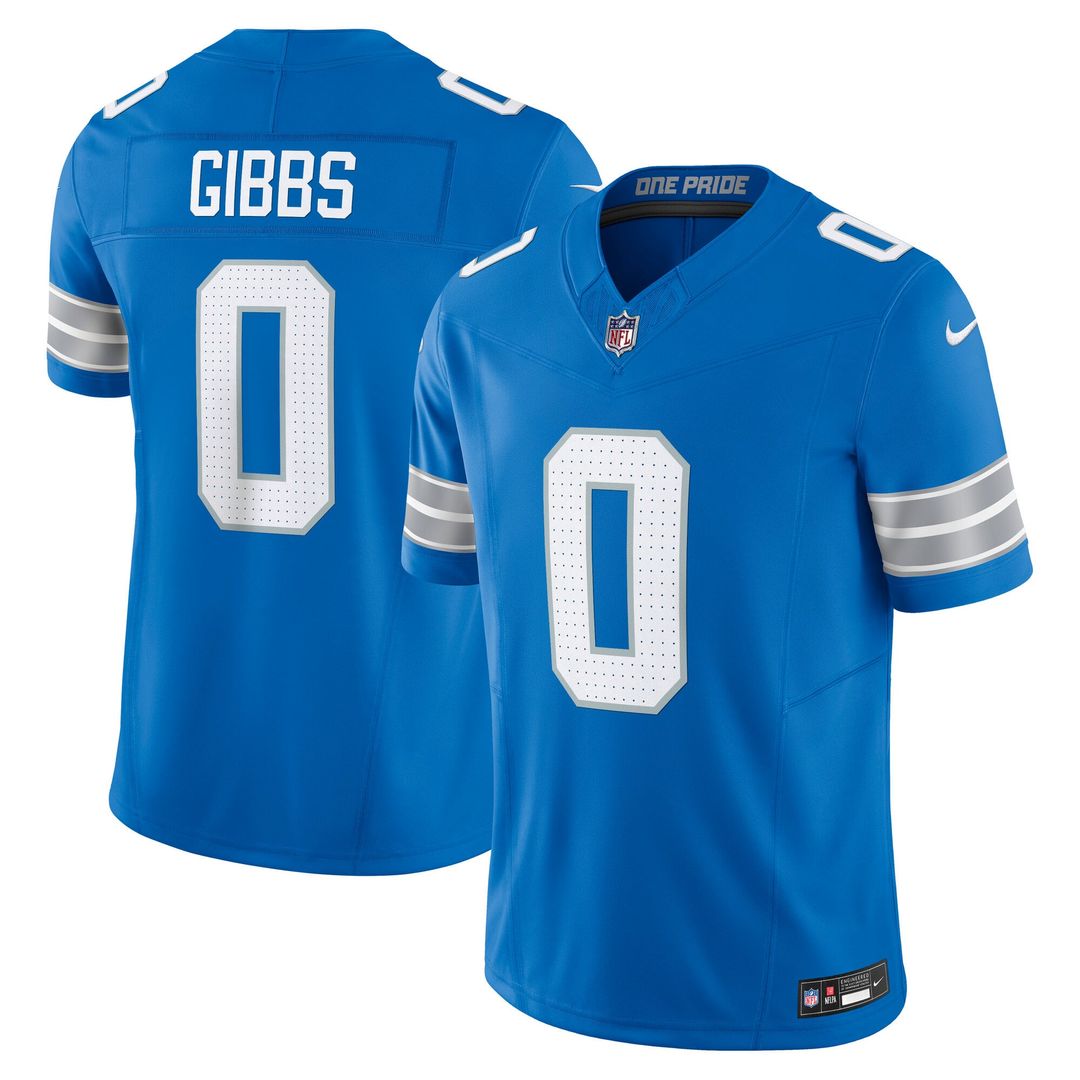 Detroit Lions Jahmyr Gibbs Nike White Vapor F.U.S.E. Limited Jersey - product image 21