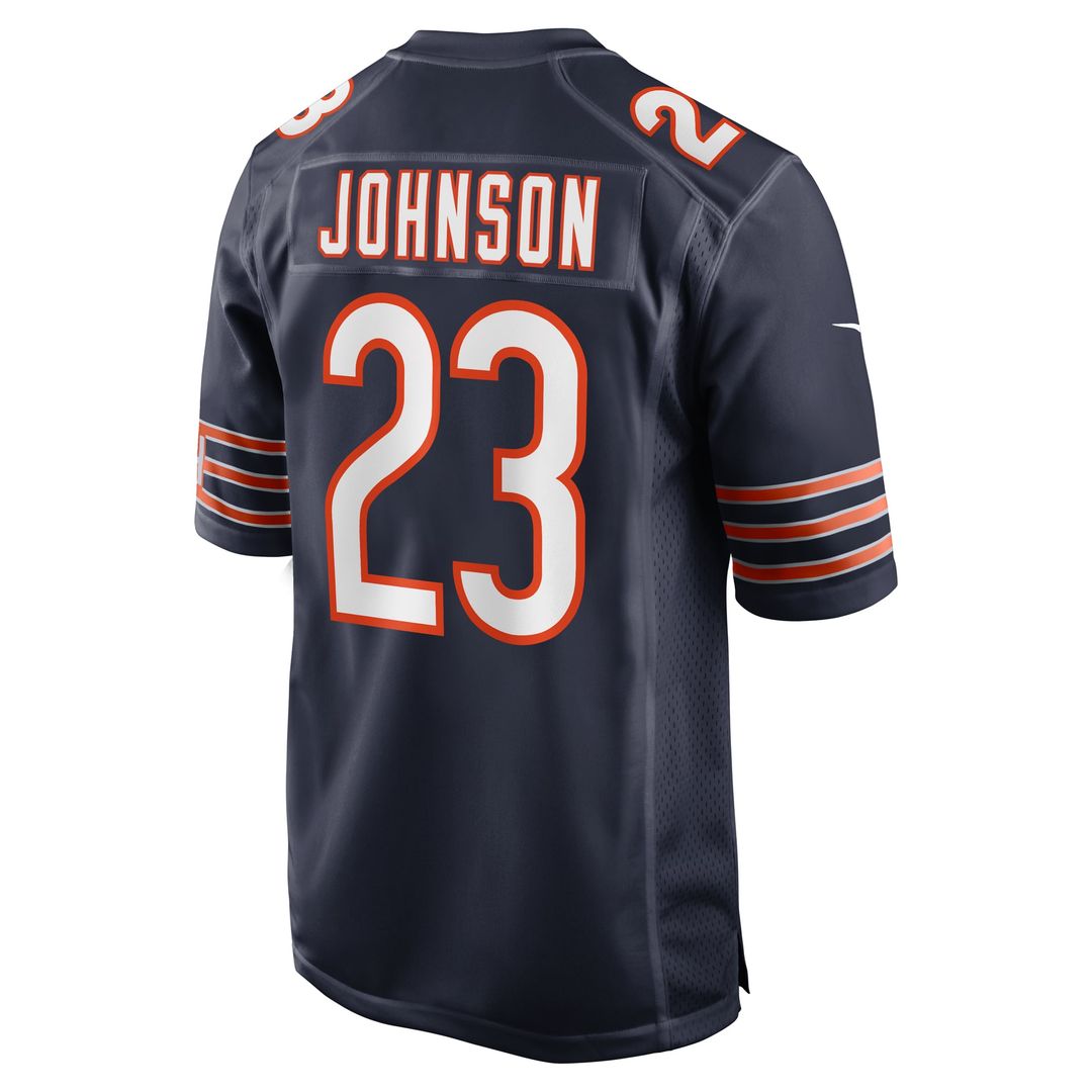 Chicago Bears Roschon Johnson Nike Navy Team Game Jersey - product image 3