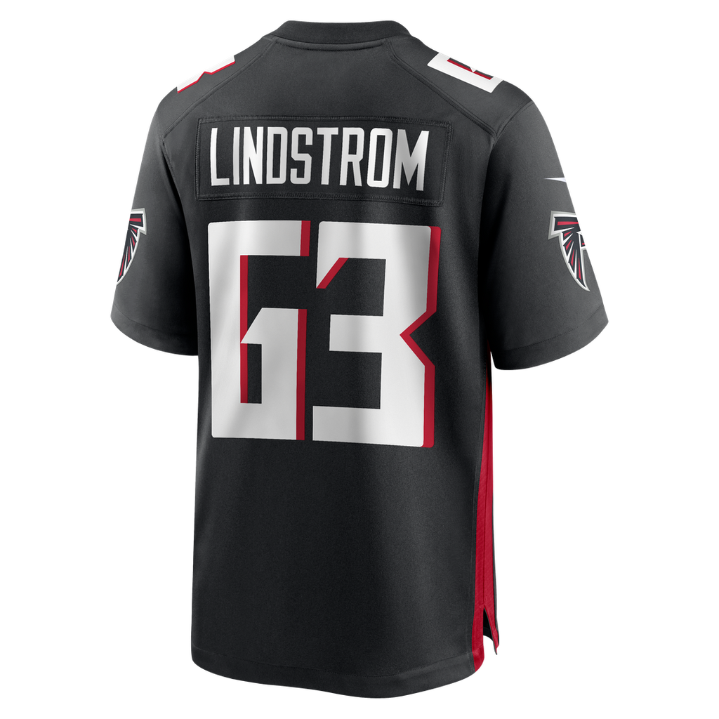 Atlanta Falcons Chris Lindstrom Nike Black Game Jersey - product image 3