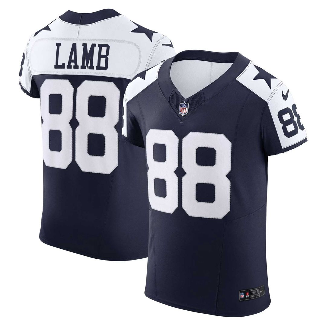 Dallas Cowboys CeeDee Lamb Nike Navy Alternate Vapor F.U.S.E. Elite Jersey - product image 1