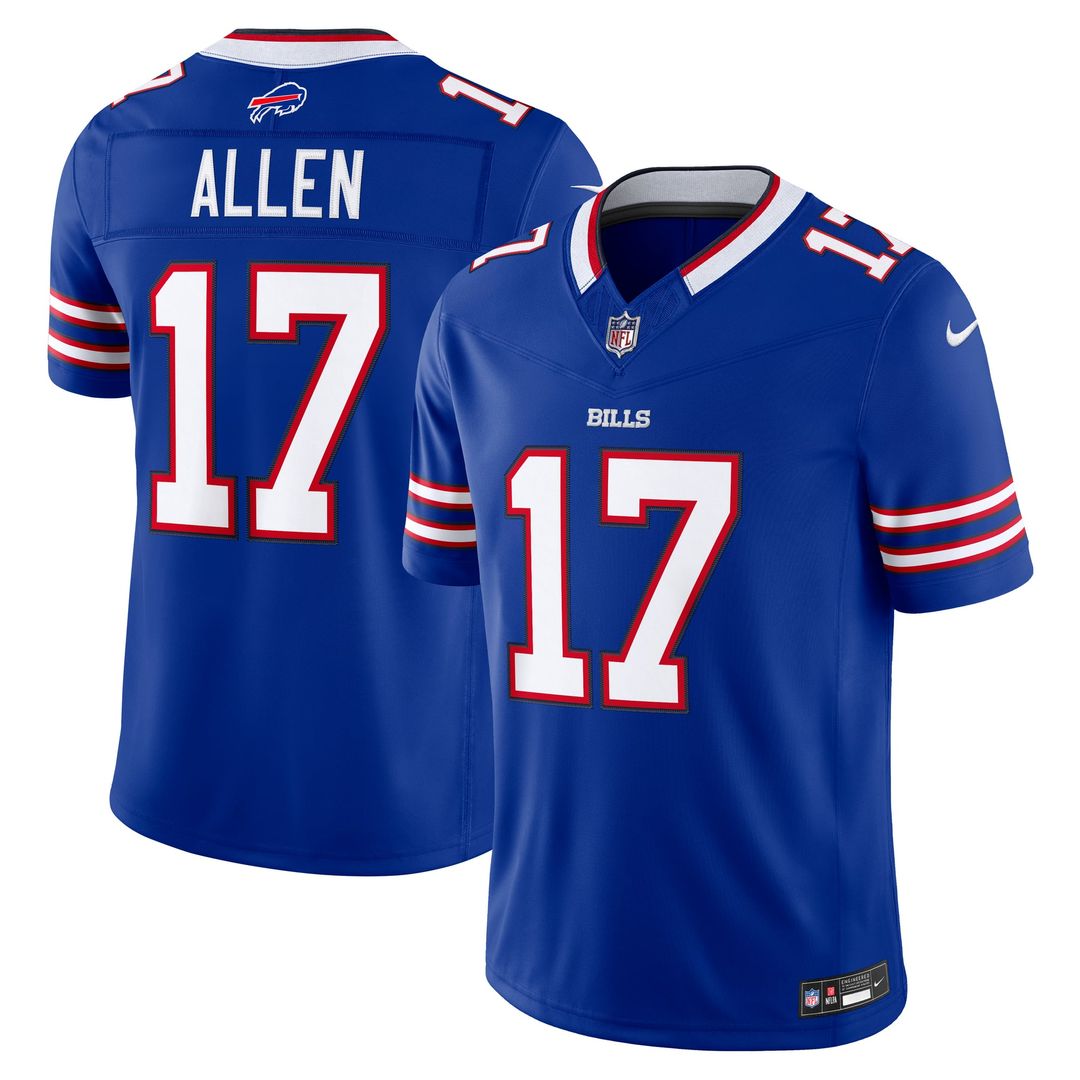 Buffalo Bills Josh Allen Nike Royal Team Vapor F.U.S.E. Stitched Limited Jersey - product image 1