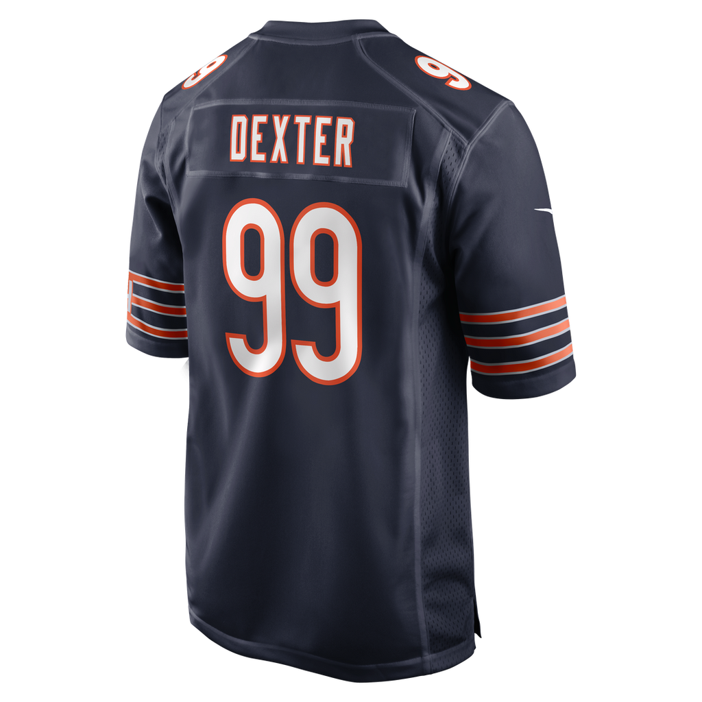Chicago Bears Gervon Dexter Sr Nike Navy Team Game Jersey - product image 3