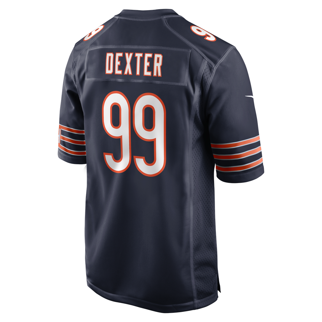 Chicago Bears Gervon Dexter Sr Nike Navy Team Game Jersey - product image 3