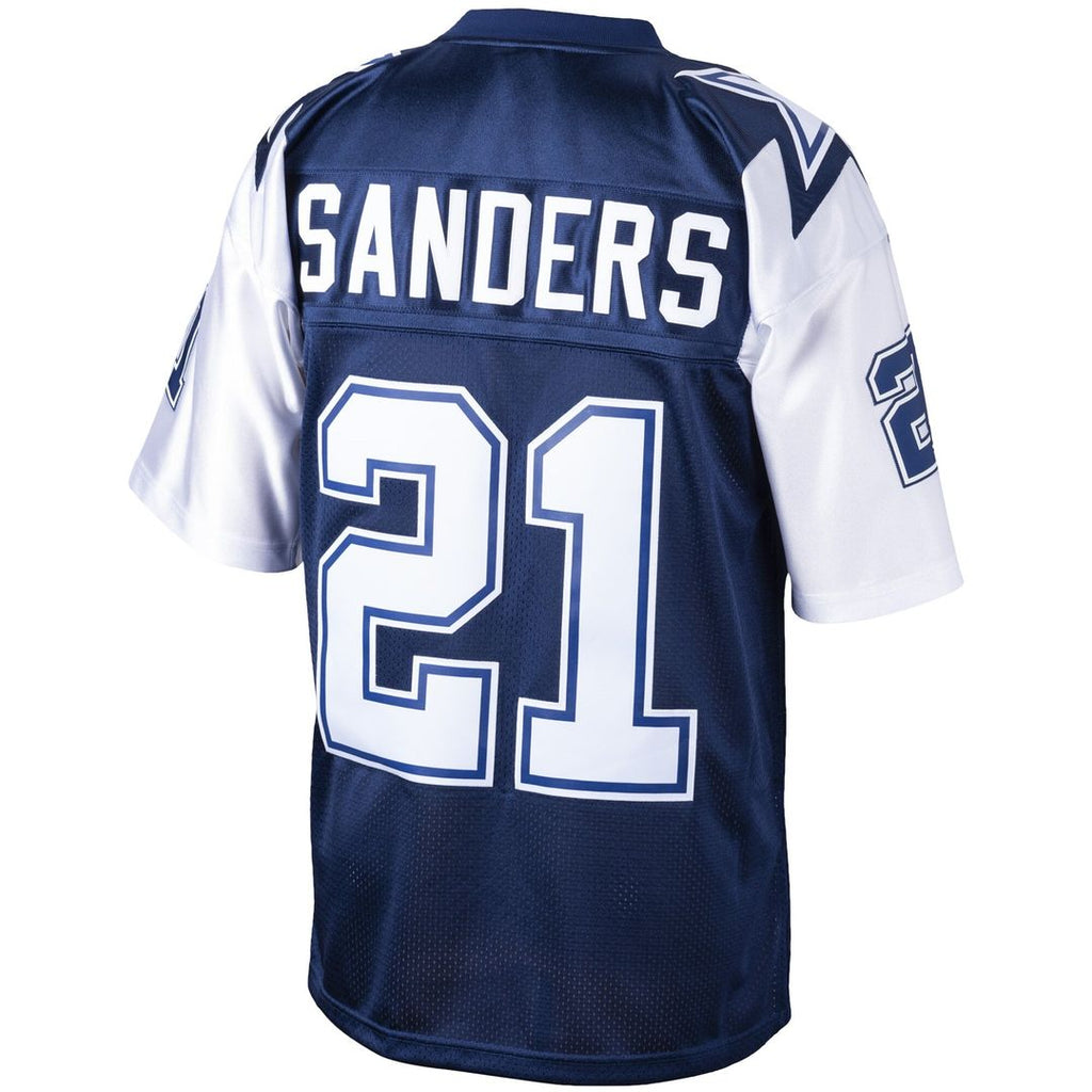 Dallas Cowboys Deion Sanders Mitchell & Ness Navy Big & Tall 1995 Retired Player Replica Jersey - product image 3