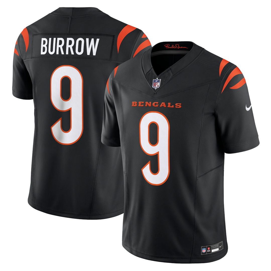 Cincinnati Bengals Joe Burrow Nike Orange Vapor F.U.S.E. Limited Jersey - product image 7