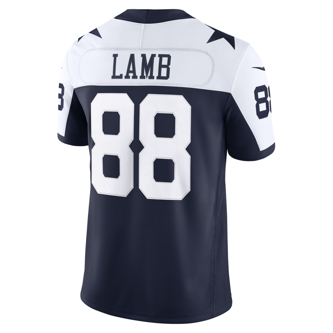 Dallas Cowboys CeeDee Lamb Nike Navy Alternate Vapor F.U.S.E. Stitched Limited Jersey - product image 6