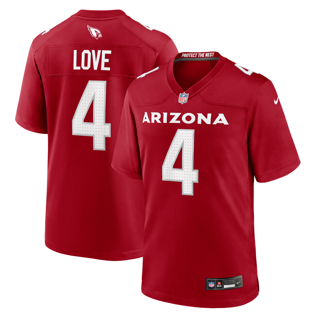 Arizona Cardinals Jeremiyah Love Nike Black Alternate Game Player Jersey - product image 16