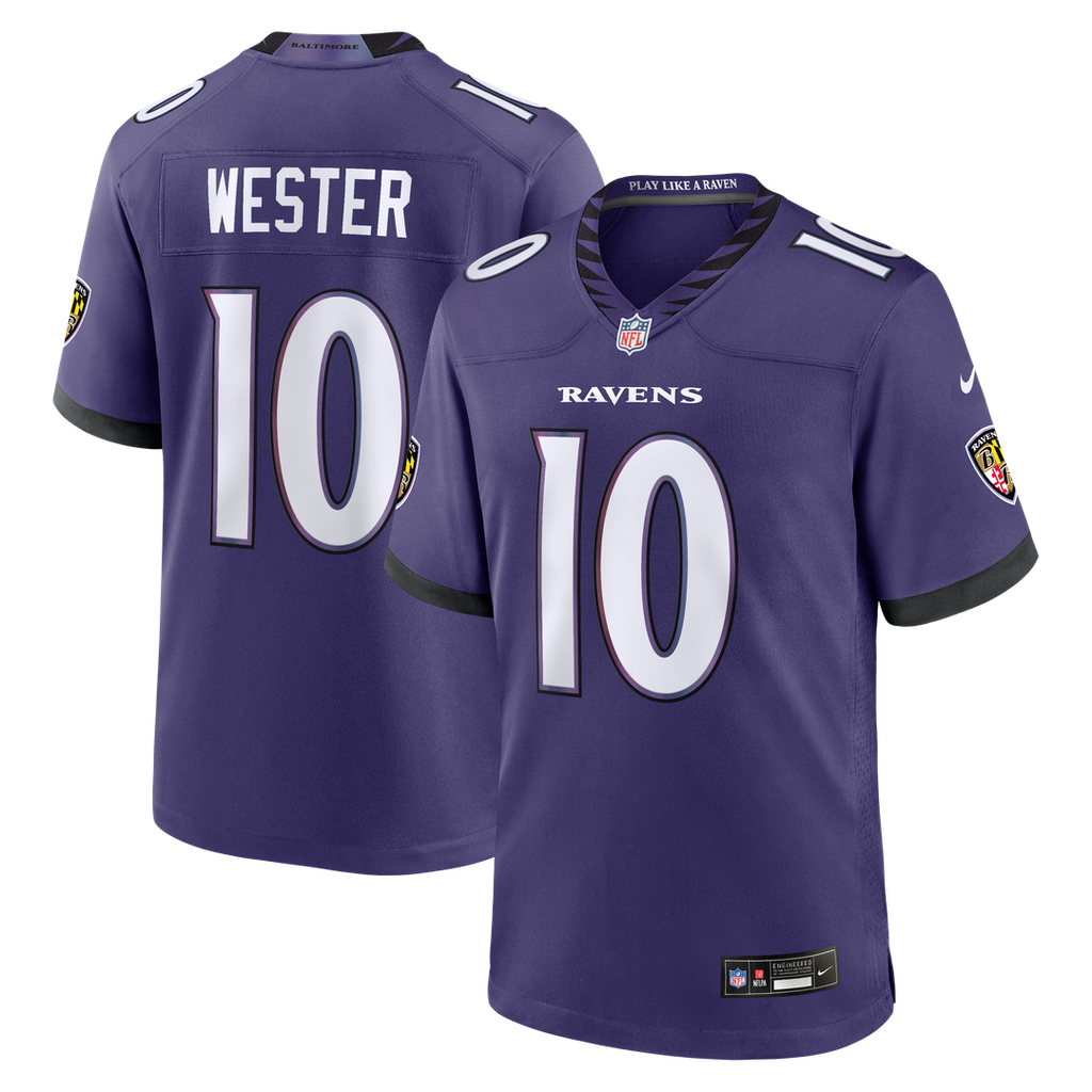 Baltimore Ravens LaJohntay Wester Nike Purple Team Game Jersey - product image 1