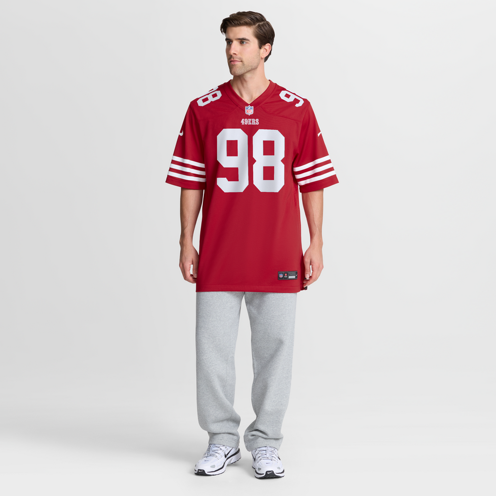 San Francisco 49ers Mykel Williams Nike Scarlet Game Player Jersey - product image 4