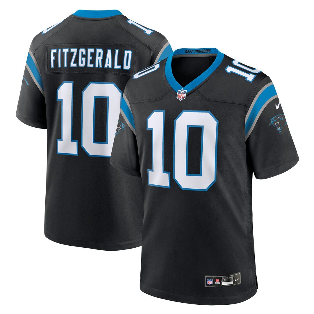 Carolina Panthers Ryan Fitzgerald Nike Black Team Game Jersey - product image 1