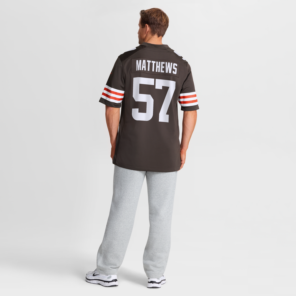 Cleveland Browns Clay Matthews Nike Brown Game Retired Player Jersey - product image 8