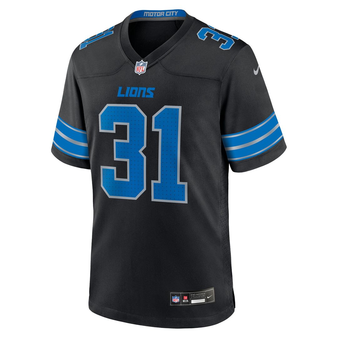 Detroit Lions Kerby Joseph Nike Black Alternate Game Jersey - product image 2