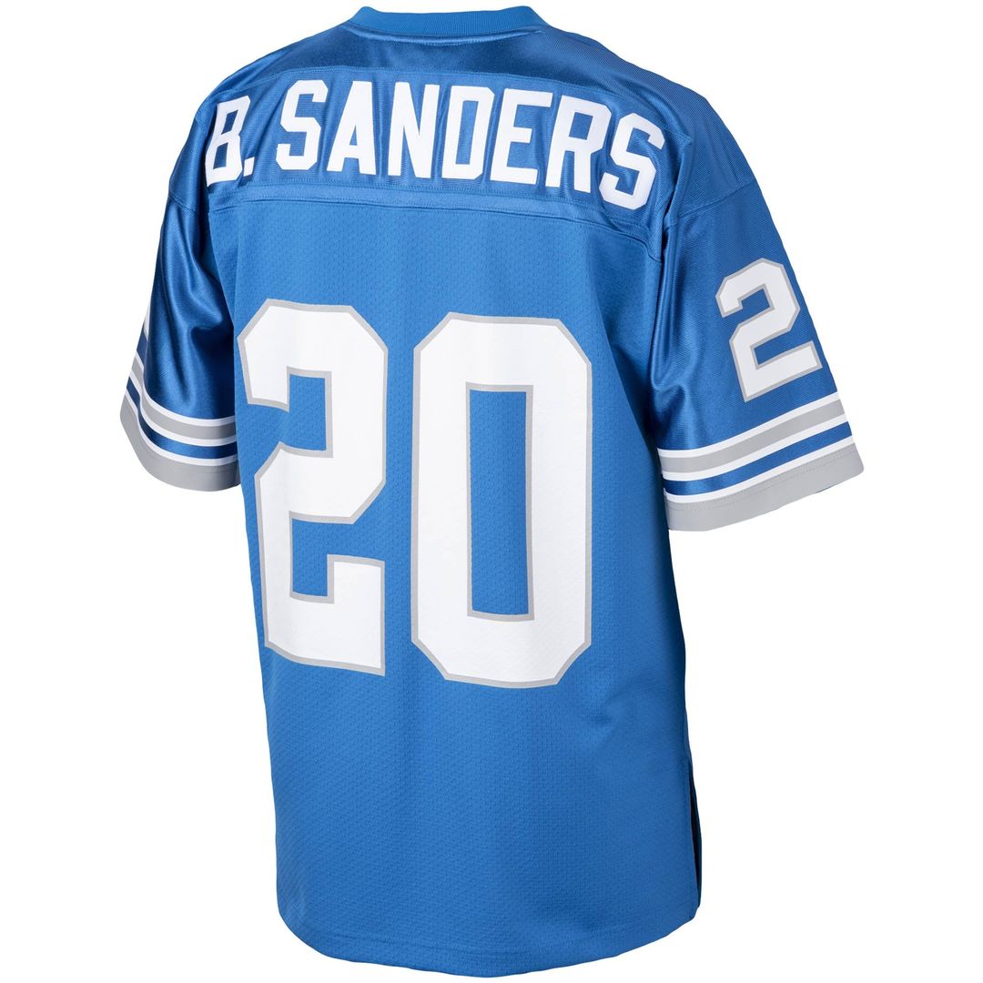Detroit Lions 1993 Barry Sanders Mitchell & Ness Blue Authentic Throwback Retired Player Jersey - product image 3