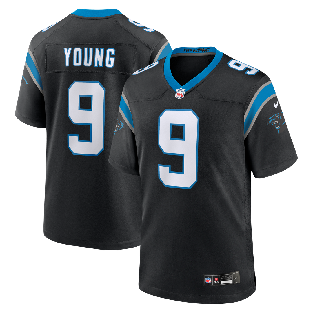 Carolina Panthers Bryce Young Nike Black Team Game Jersey - product image 1