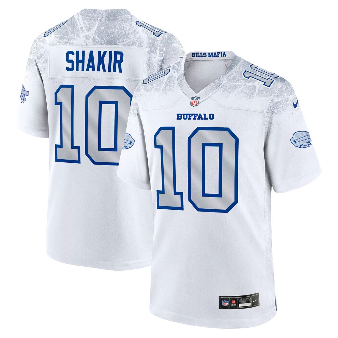 Buffalo Bills Khalil Shakir Nike White Rivalries Collection Game Jersey - product image 1