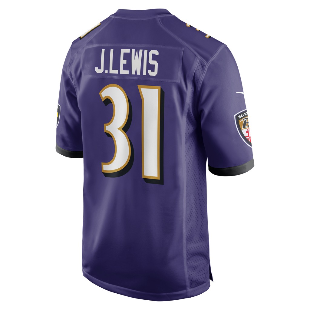 Baltimore Ravens Jamal Lewis Nike Purple Game Retired Player Jersey - product image 3