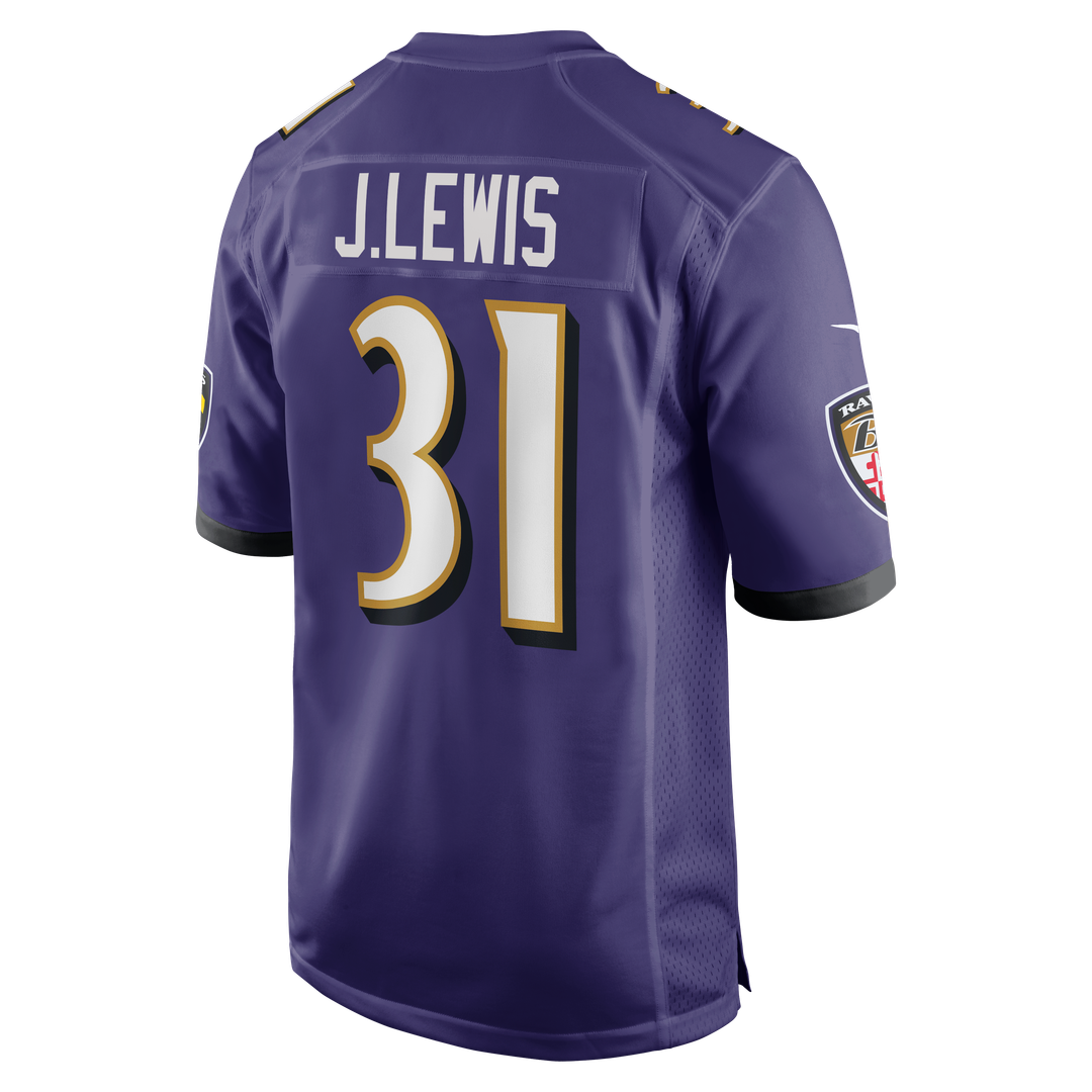 Baltimore Ravens Jamal Lewis Nike Purple Game Retired Player Jersey - product image 3