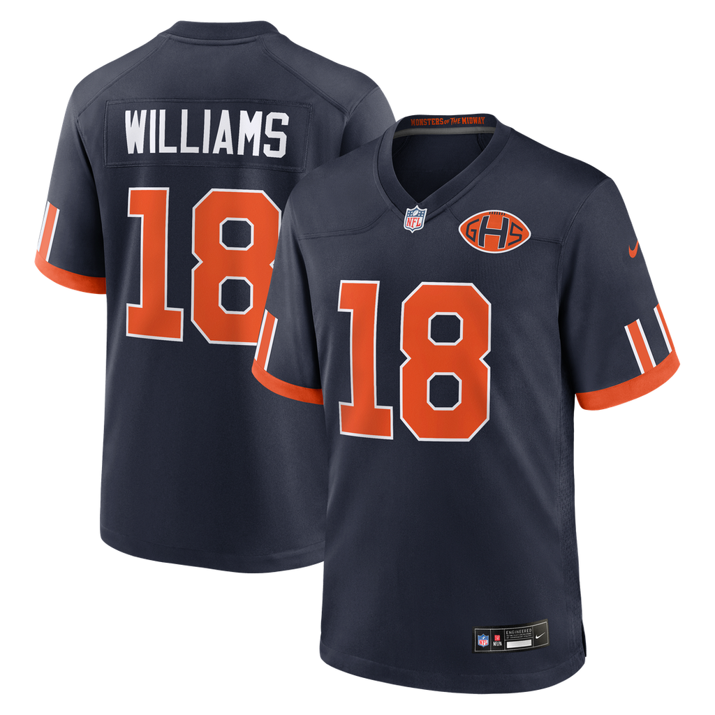 Chicago Bears Caleb Williams Nike Navy 2026 Rivalries Collection Game Jersey - product image 1