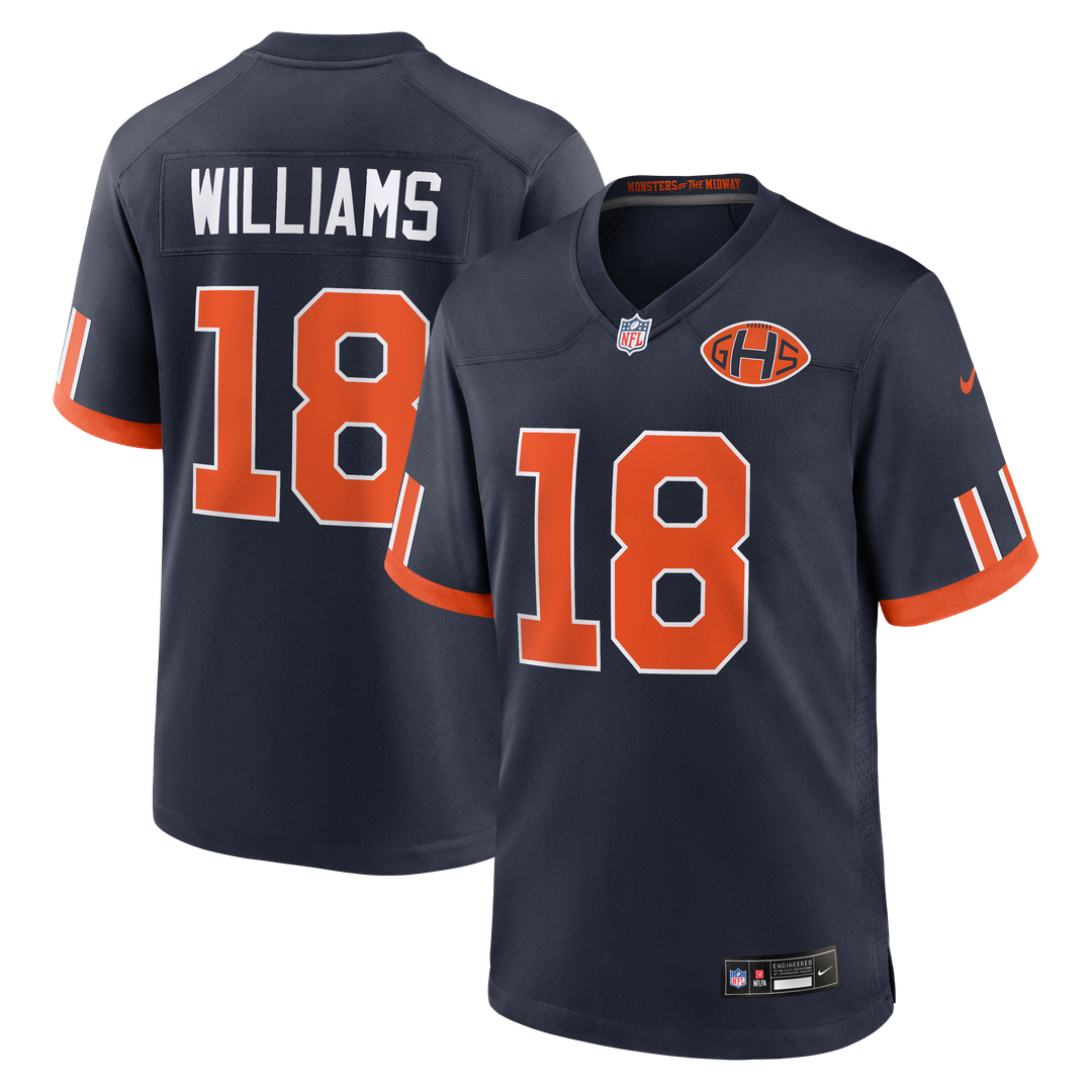 Chicago Bears Caleb Williams Nike Navy 2026 Rivalries Collection Game Jersey - product image 1