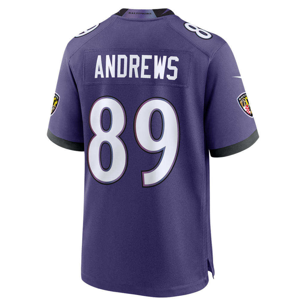 Baltimore Ravens Mark Andrews Nike Black Alternate Game Jersey - product image 9