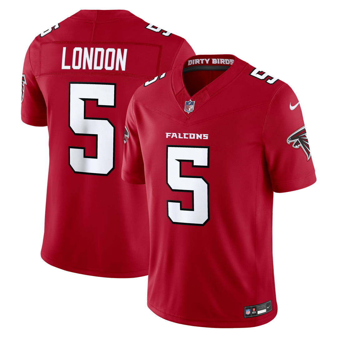 Atlanta Falcons Drake London Nike Black Alternate Throwback Vapor F.U.S.E. Stitched Limited Jersey - product image 7