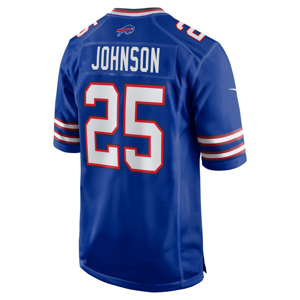 Buffalo Bills Ty Johnson Nike Royal Team Game Jersey - product image 3