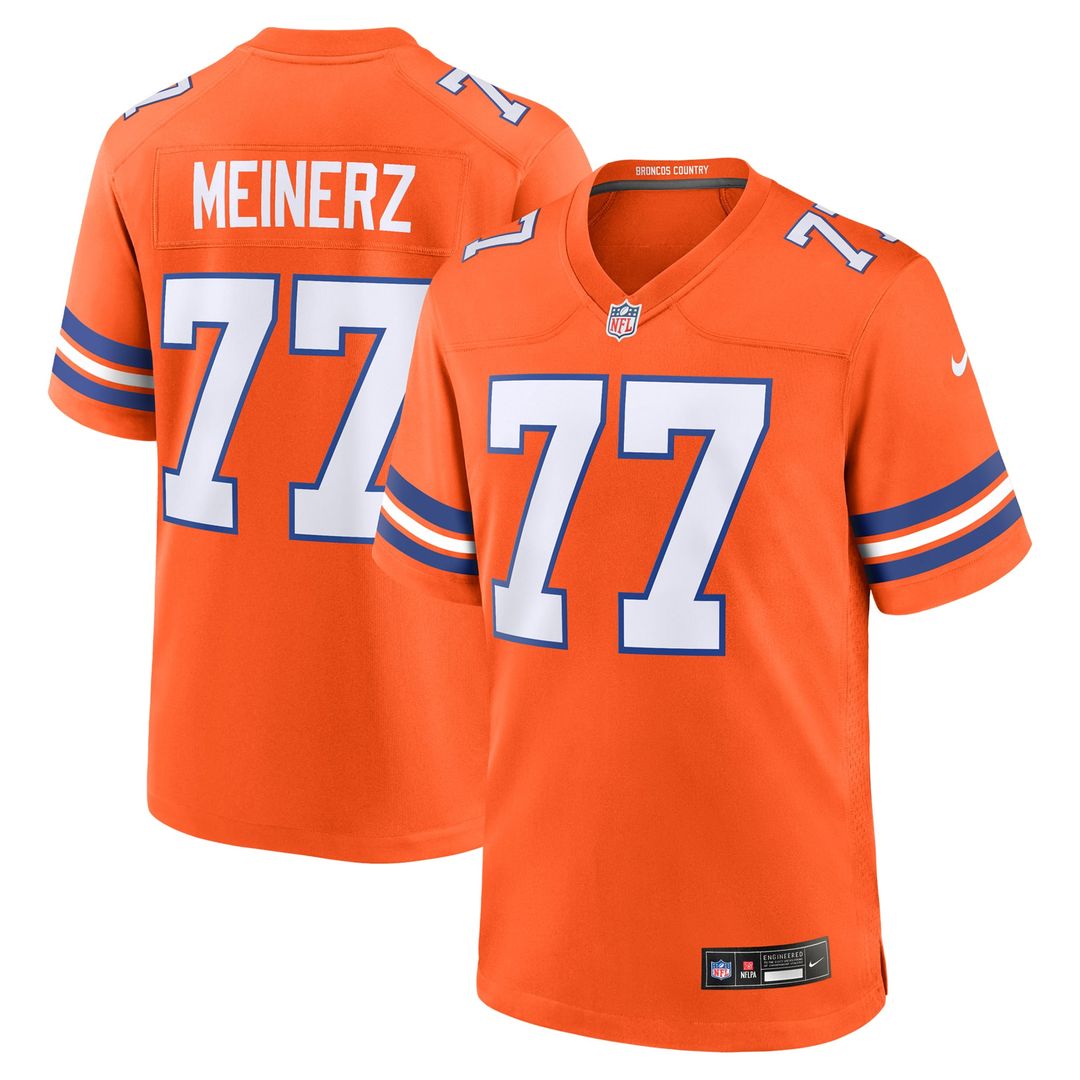 Denver Broncos Quinn Meinerz Nike Orange Alternate Game Jersey - product image 1