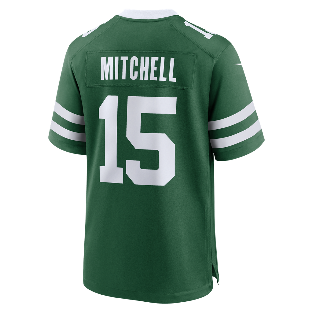 New York Jets Adonai Mitchell Nike Legacy Green Team Game Jersey - product image 3
