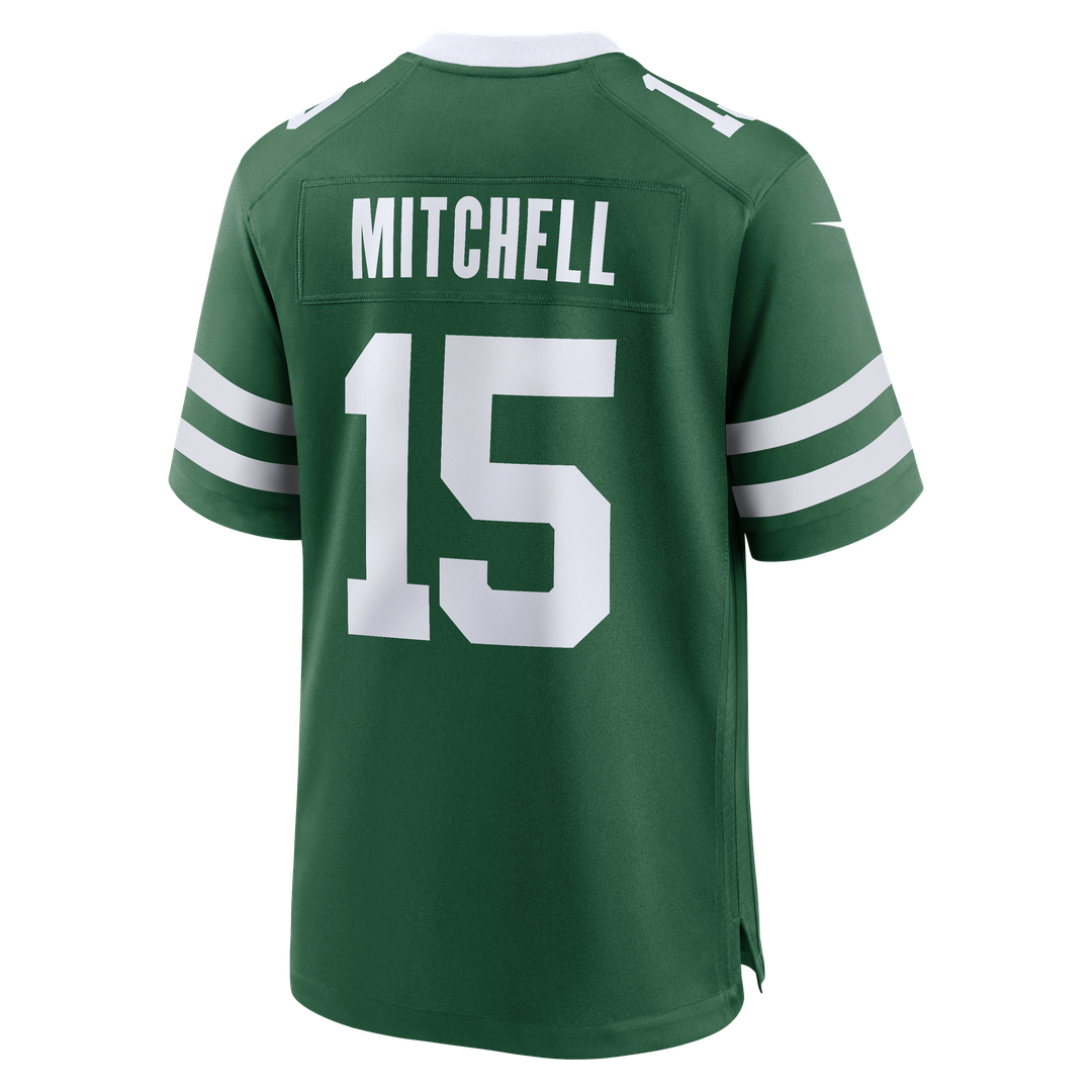 New York Jets Adonai Mitchell Nike Legacy Green Team Game Jersey - product image 3