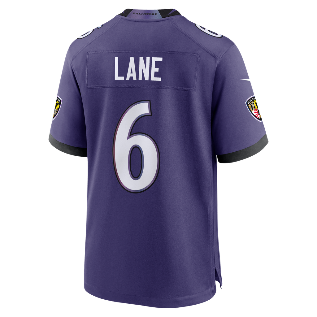 Baltimore Ravens Ja'Kobi Lane Nike Purple Team Game Jersey - product image 3