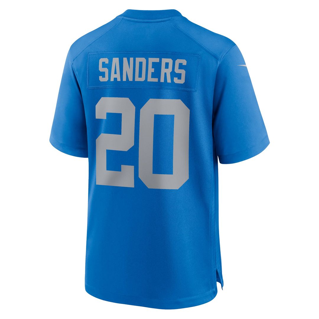 Detroit Lions Barry Sanders Nike Blue Alternate Game Jersey - product image 3