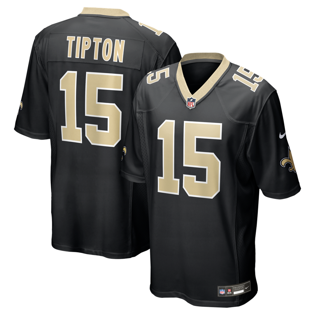 New Orleans Saints Mason Tipton Nike Black Team Game Jersey - product image 1